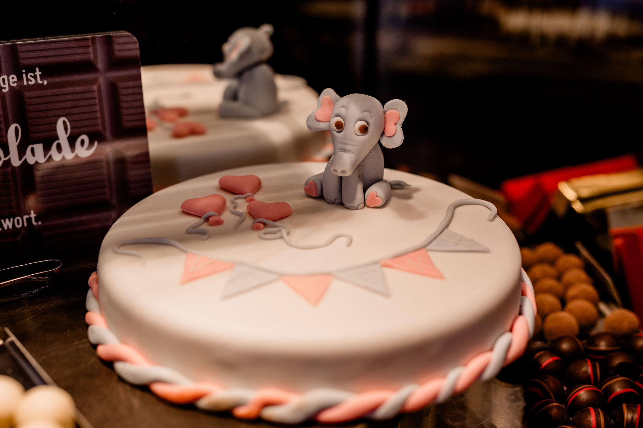 Hintergrundbild Elefantenkuchen